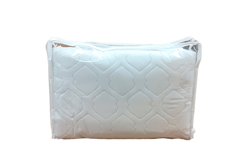 Ultrahangos eljárással készült steppelt gumis lepedő fehér, 180x200 cm - Image 2