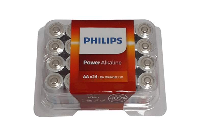 Power Alkaline AA LR6 elemcsomag, 24 db-os