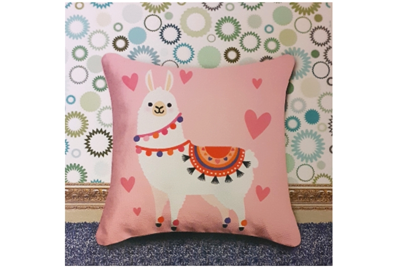 Gyémántszemes kirakó, párnahuzat, 40x40 cm - alpaka