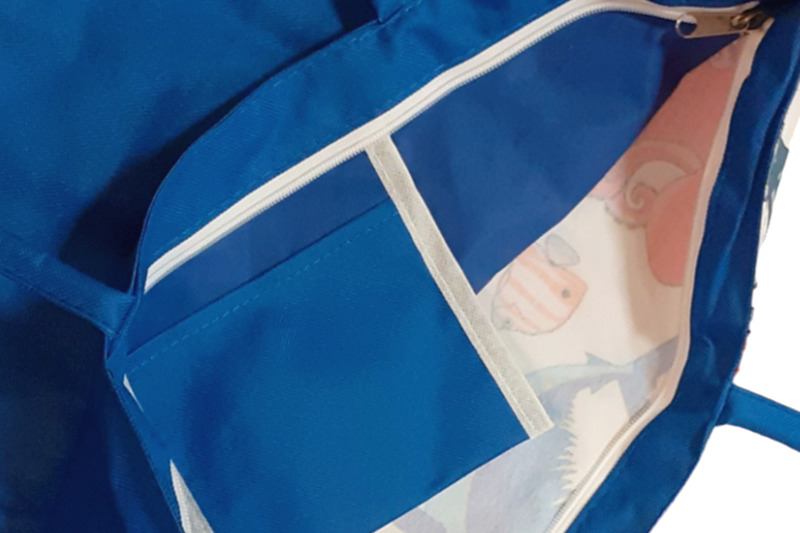 Strandtáska - nagy méretű, vasmacska, tengeri élőlények - Image 3