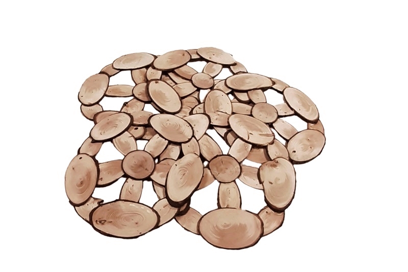 Fa alátét szett - 5 db-os, 32 cm átmérőjű - Image 2