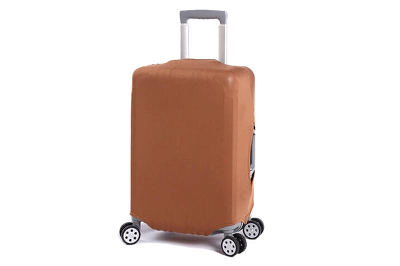 Bőröndvédő huzat, elasztikus, M-es méretben (barna)