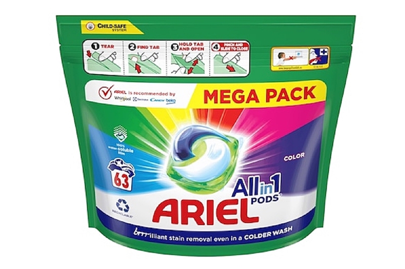 Ariel mosókapszula - color, mega pack, 63 db