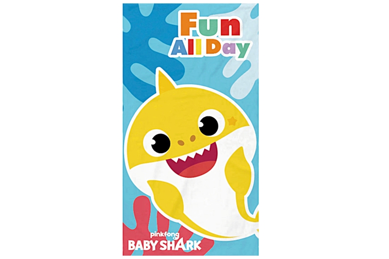 Mikroszálas törölköző - 140x70 cm (Baby shark)