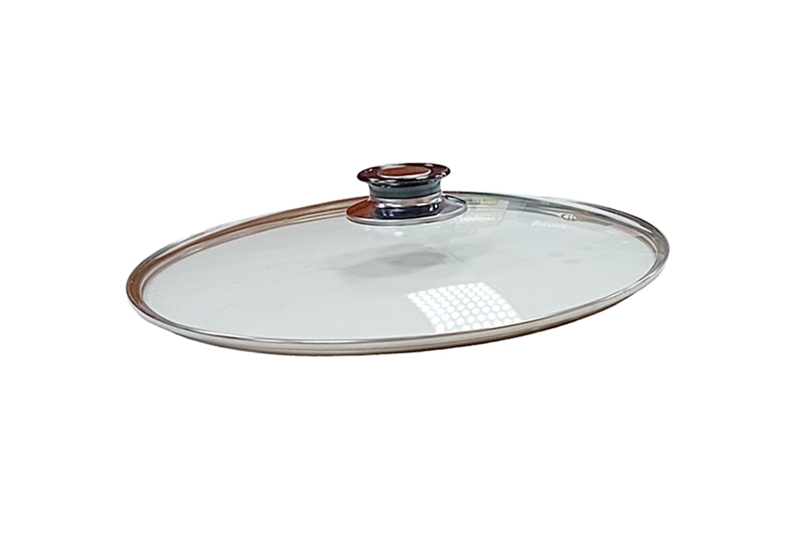 Hőálló üveg fedő, átmérője 22 cm, peremes - Image 2