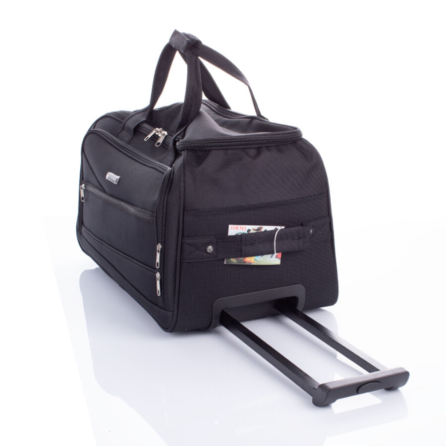 Gurulós utazótáska szett, puha falú - 3 db, fekete - Image 3