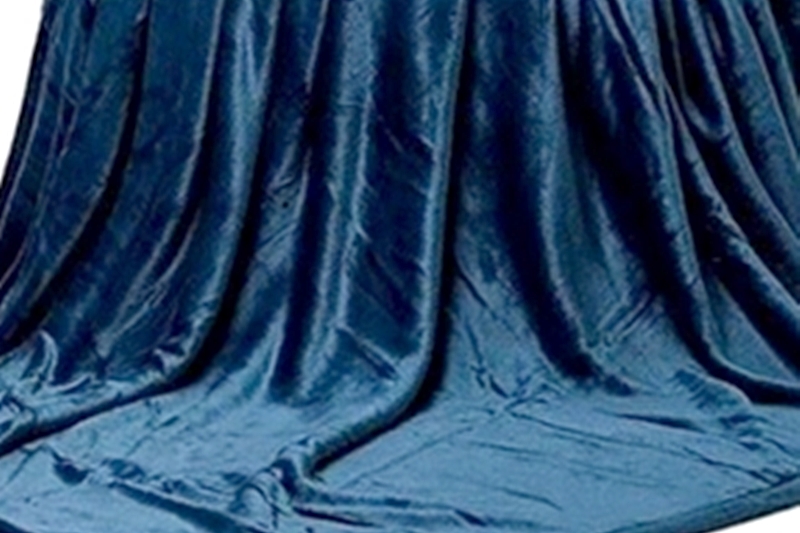 Coral fleece takaró - 150x200 cm, kék - Image 3