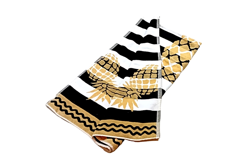 Strandtörölköző - 90x165 cm, Ananas gold, 100 % pamut - Image 2