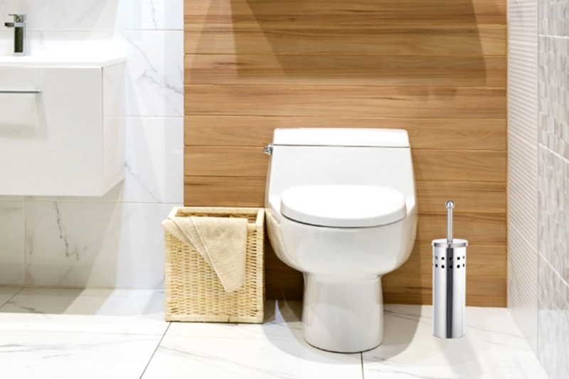 WC-kefe tartó készlet, rozsdamentes (38 cm) - Image 3