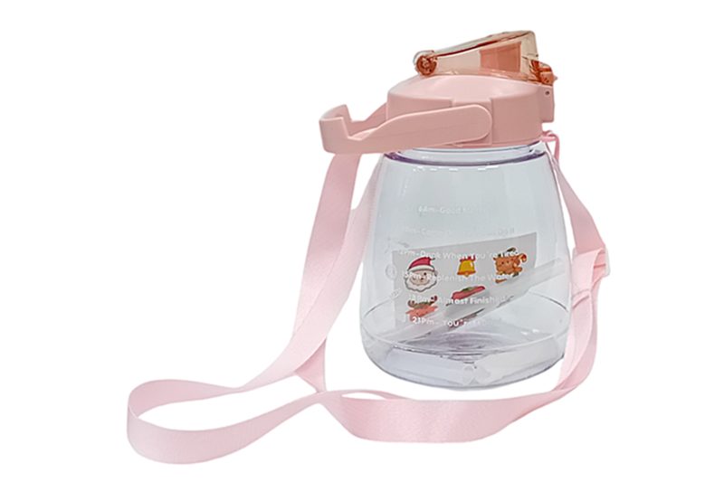 Pufi kulacs, 1,3 literes, műanyag, rózsaszín