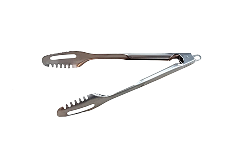 Hosszú grillcsipesz - 42,5 cm - nyitható-zárható (rozsdamentes) - Image 2