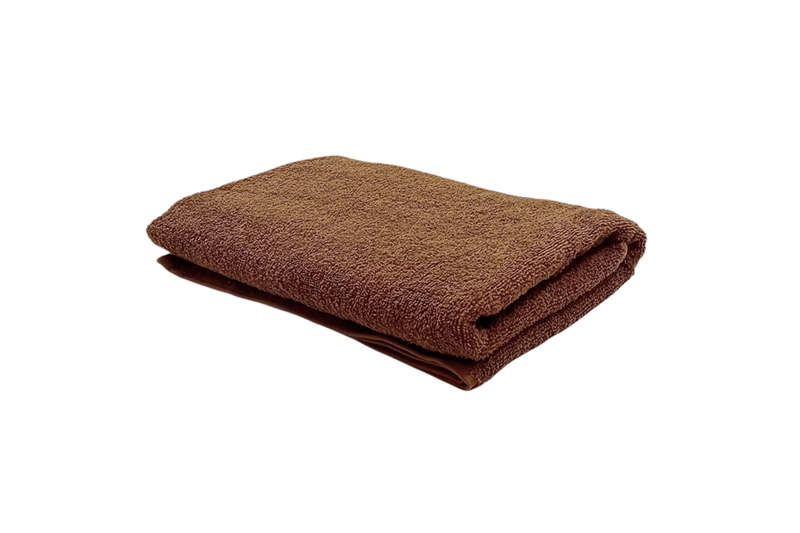 Frottír törölköző - 100 % pamut, 70x150 cm - barna