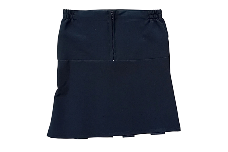 Ünneplő, alkalmi lányka szoknya - 110/116-os, fekete (masnis, szaténos) - Image 2