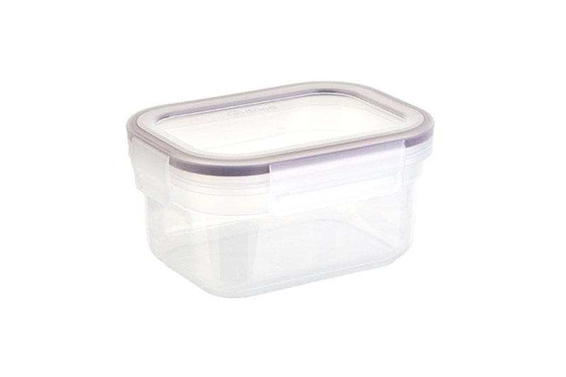 Műanyag ételtároló doboz, átlátszó, 800 ml-s (click)
