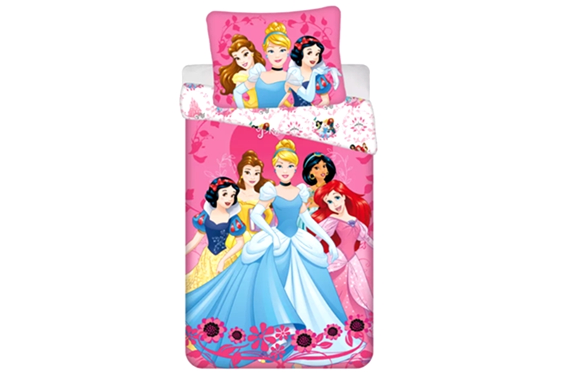 Ágyneműhuzat garnitúra, 2 részes - Hercegnők/Princess, 100 % pamut