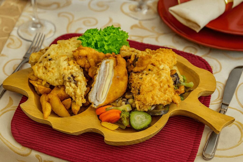 Fatányéros ételek, tálalási lehetőségek