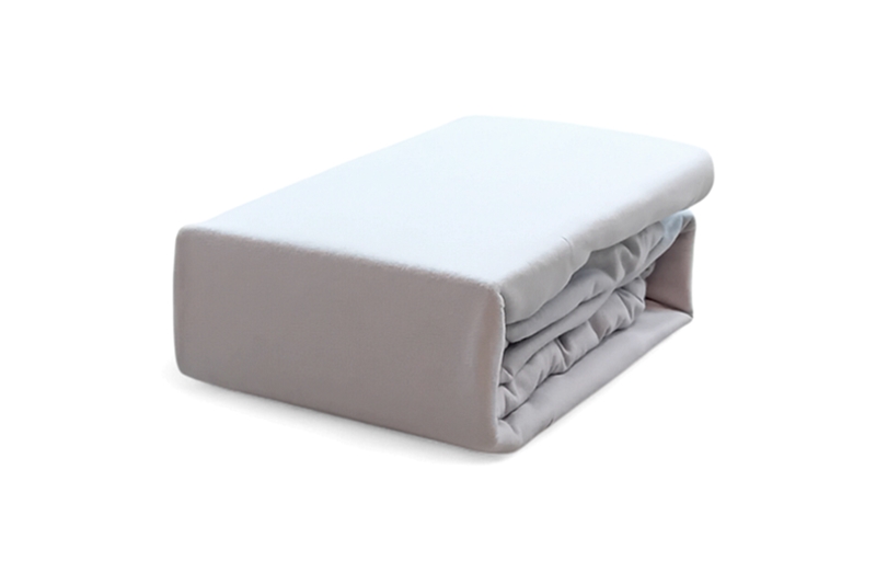 Jersey gumis lepedő, 100 % pamut, világosszürke - 140x200-tól 160x200 cm-ig