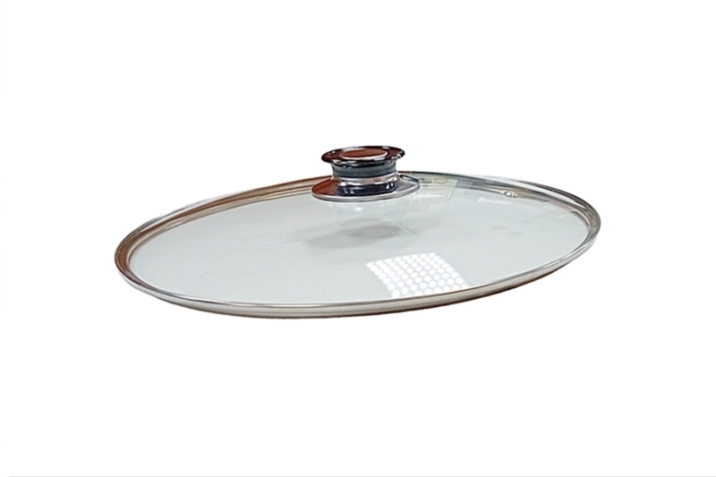 Hőálló üveg fedő, átmérője 24 cm, peremes - Image 2