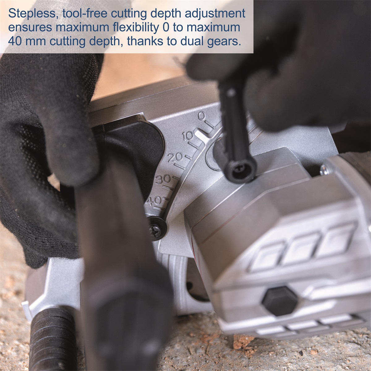 Scheppach MNF 2250 - falhoronymaró gép 125 mm, - Image 4