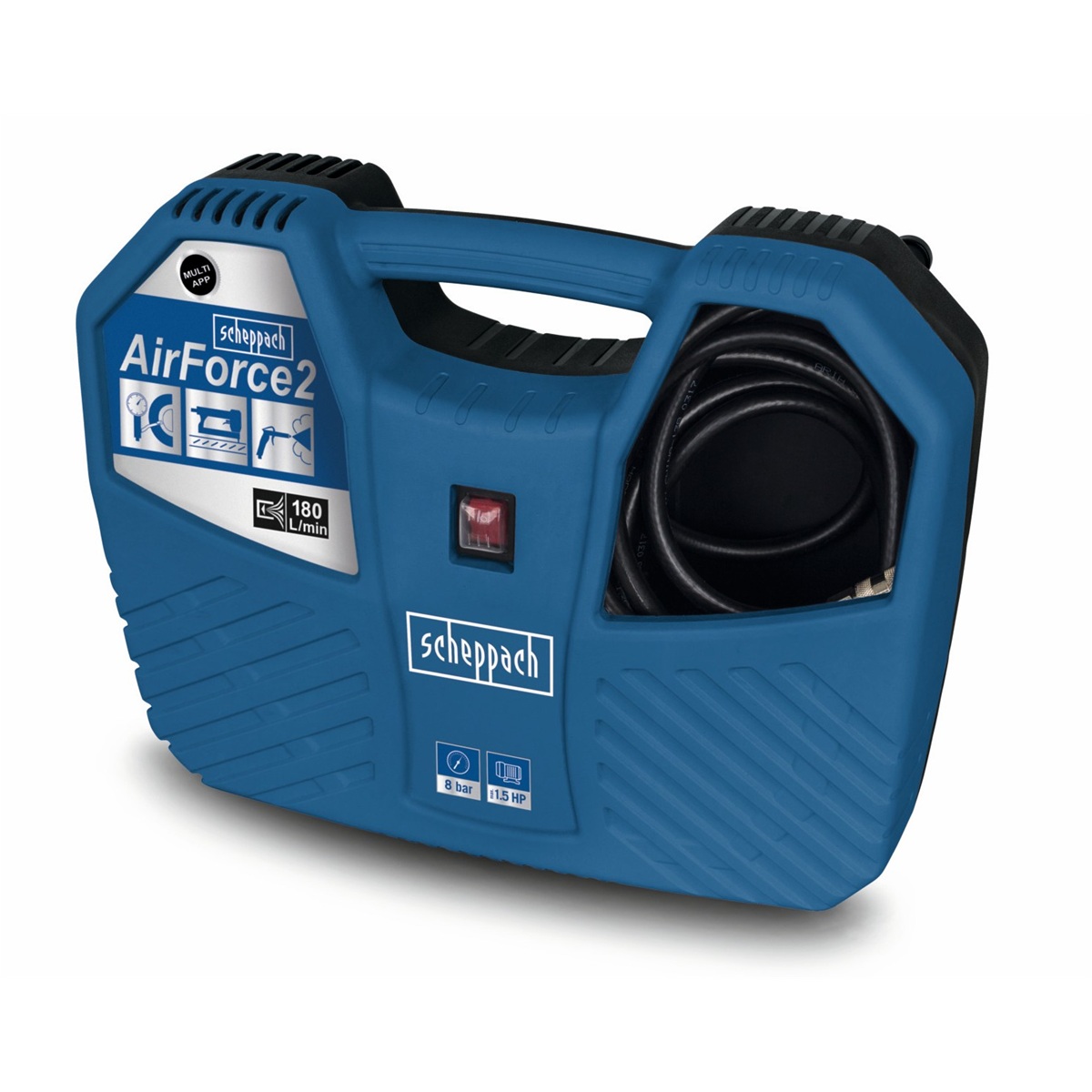 Scheppach Air Force 2 - olajmentes táskakompresszor