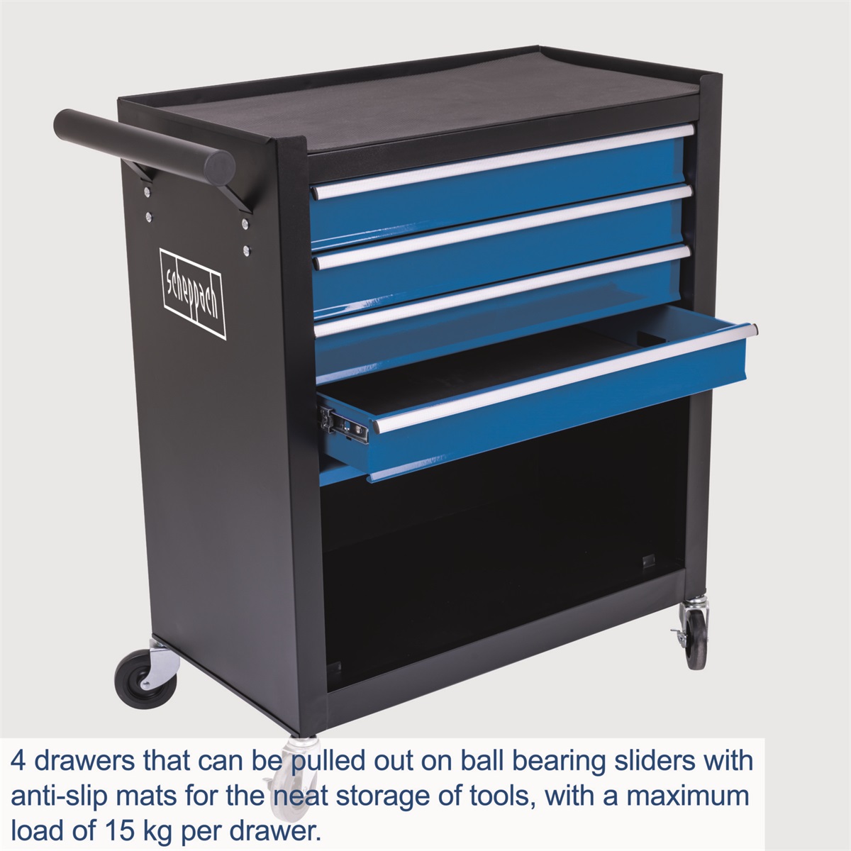 Scheppach TW - 1300 műhelykocsi 120 kg teherbírással, - Image 2