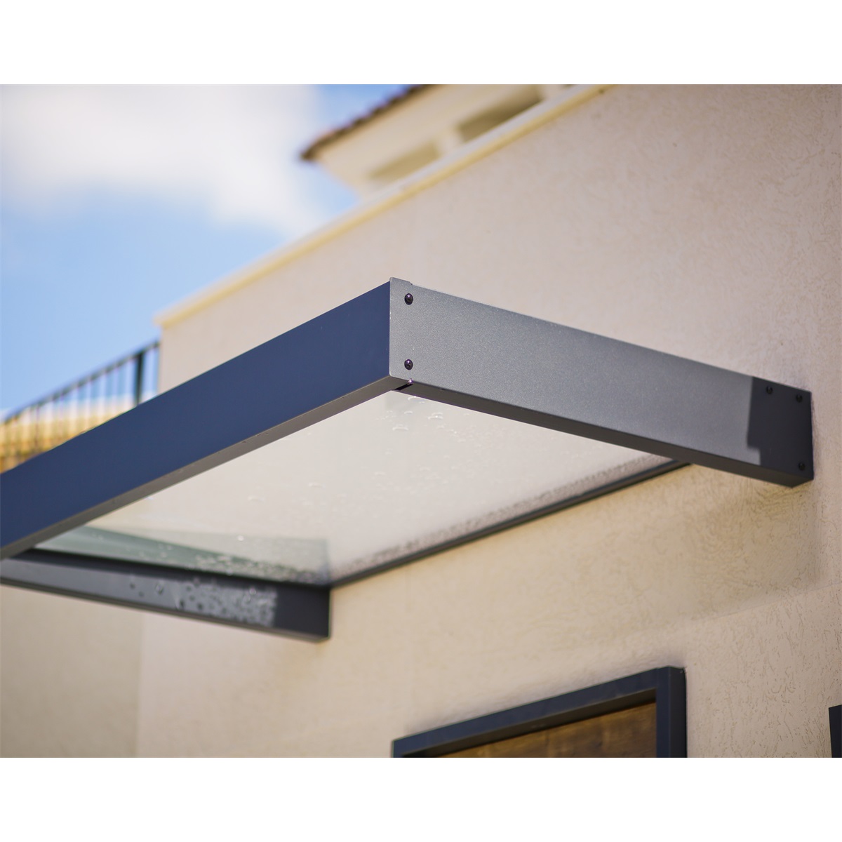 Palram - Canopia Sophia 1600 opal white - modern bejárati előtető, - Image 5