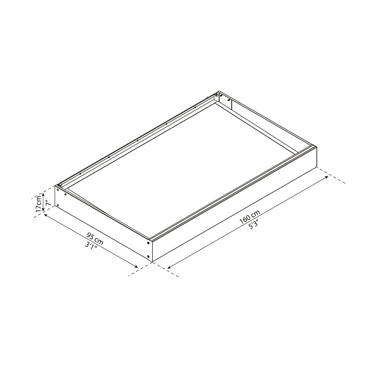 Palram - Canopia Sophia 1600 opal white - modern bejárati előtető, - Image 2